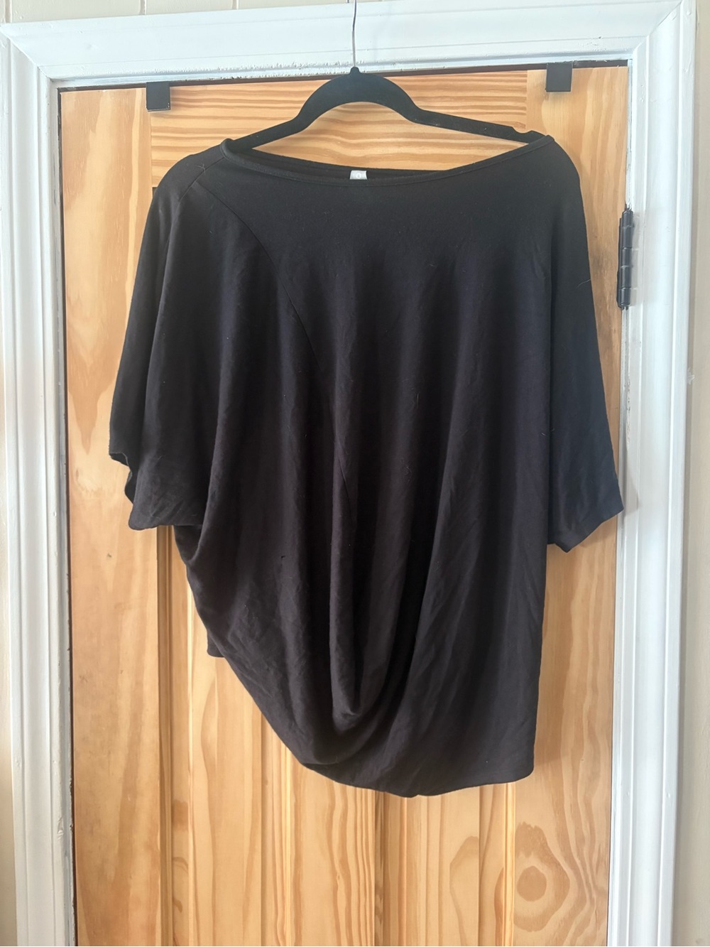 Athleta Black Dolman Sleeve Tunic Top